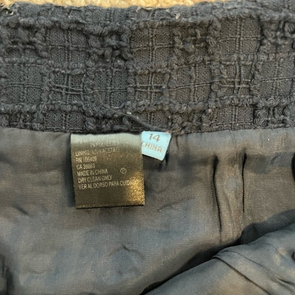 Antonio Melani Women’s Navy Blue Skirt Size 14 - Picture 9 of 9